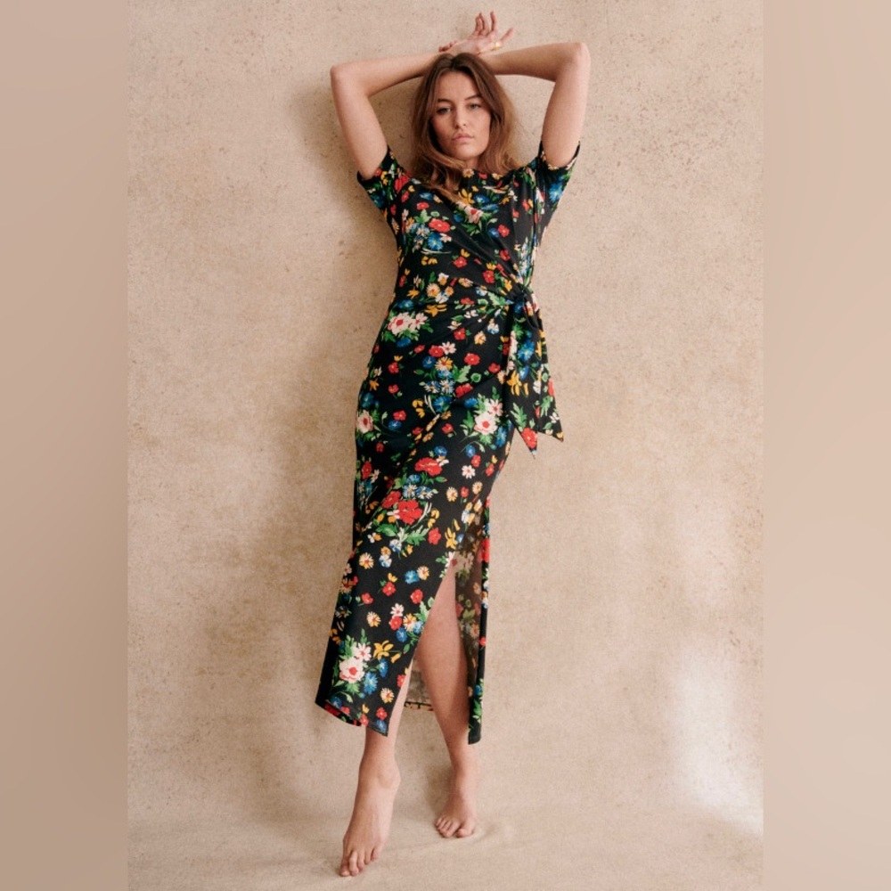 Sezane Pippa dress in multicolor floral